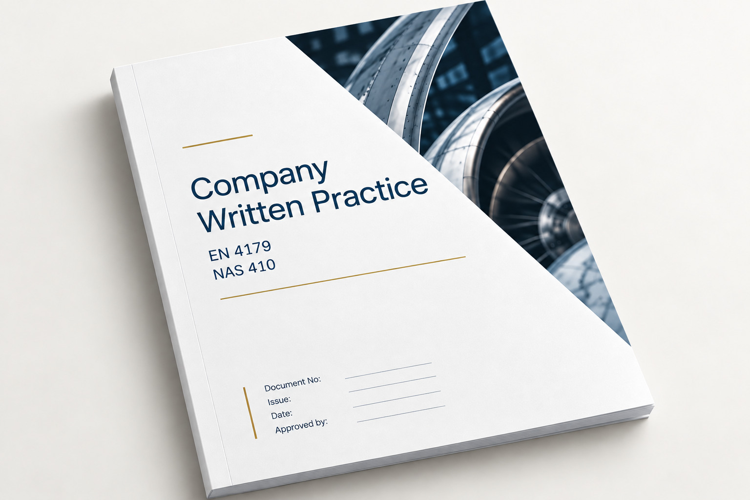 Illustrative cover of a company Written Practice